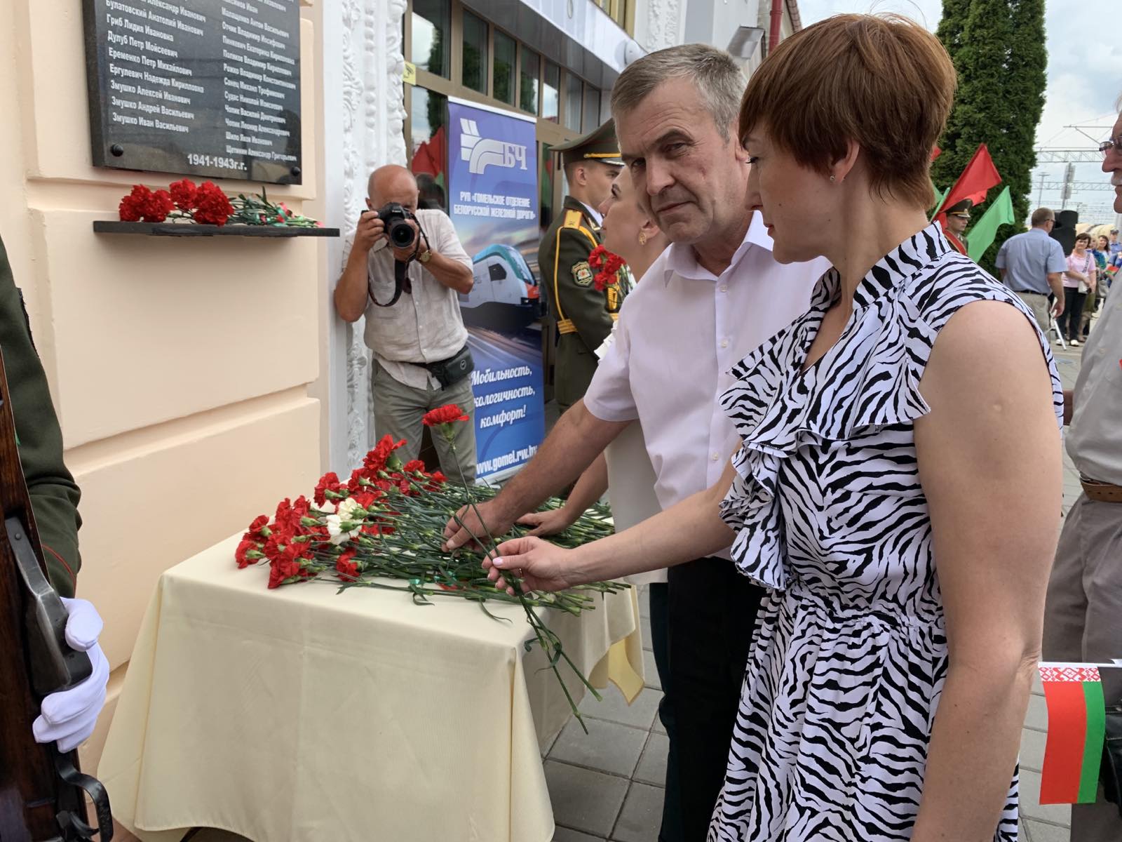 2 августа 2022 года состоялось открытие мемориальной доски в городе Калинковичи